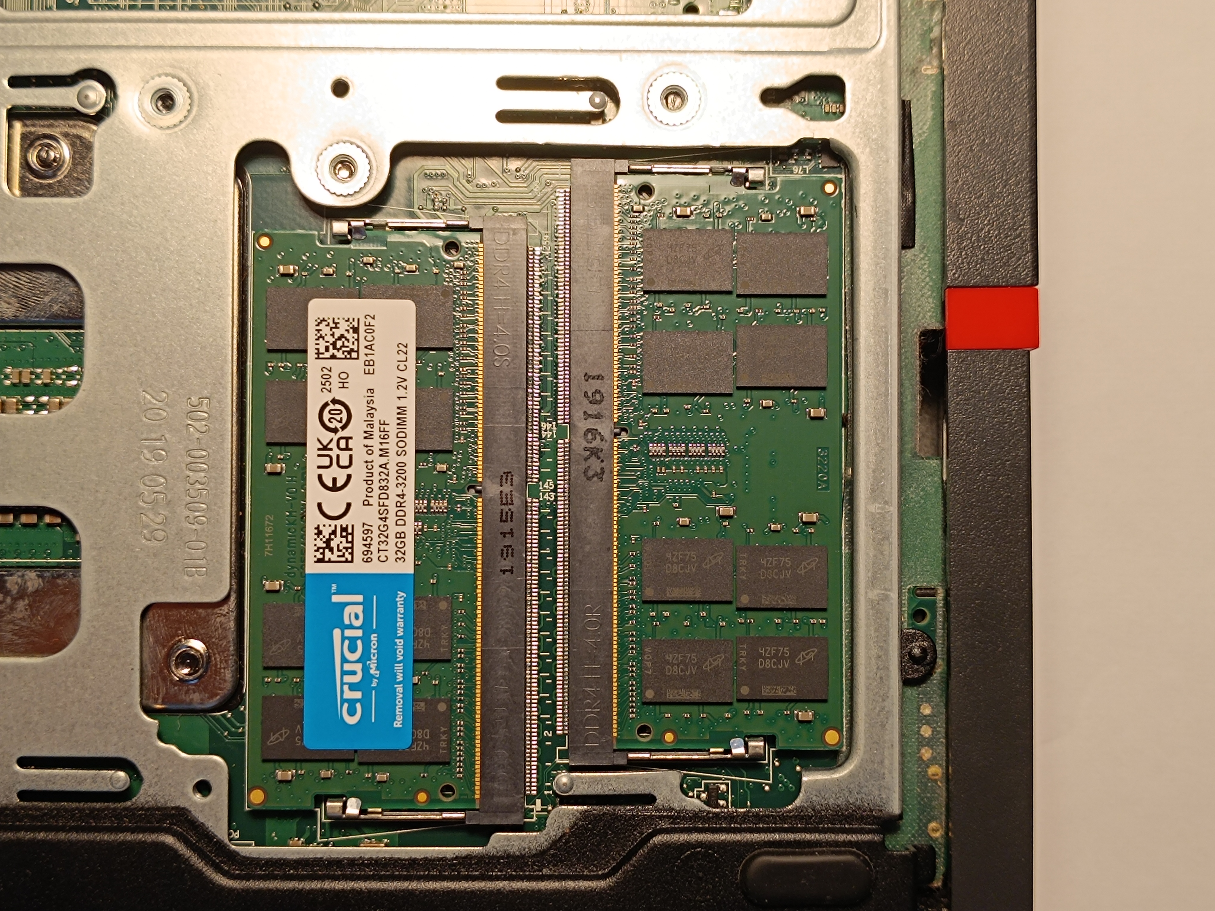 Photo RAM installée