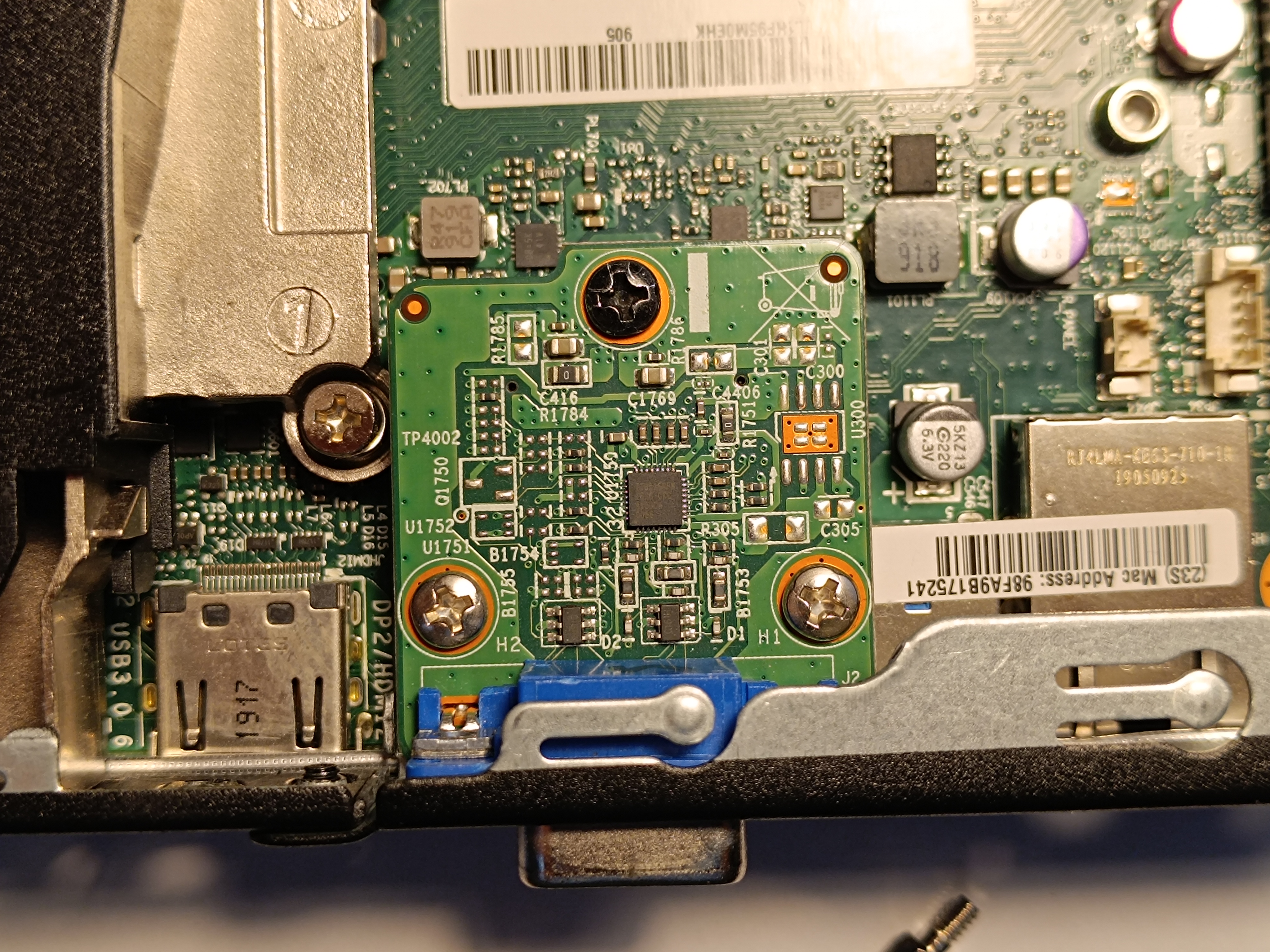 Photo carte VGA